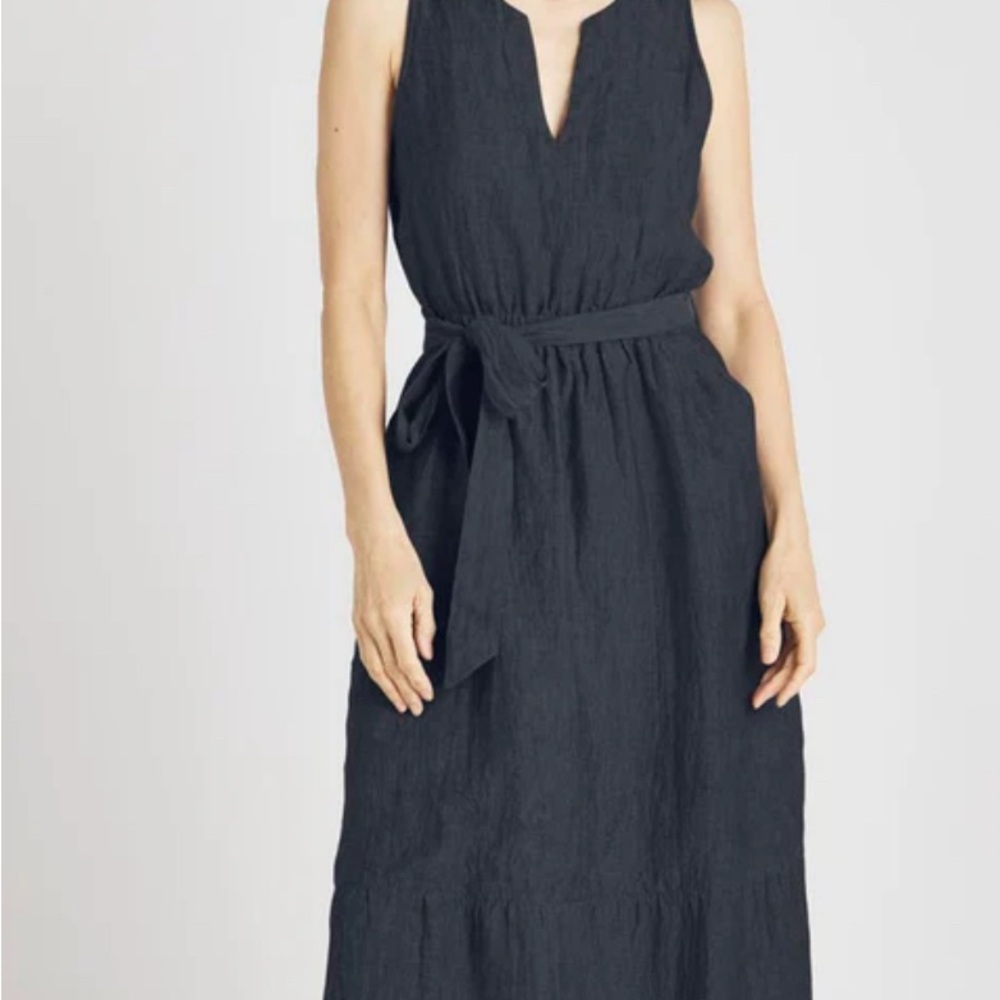 Splendid Stella Linen Maxi Dress NWT